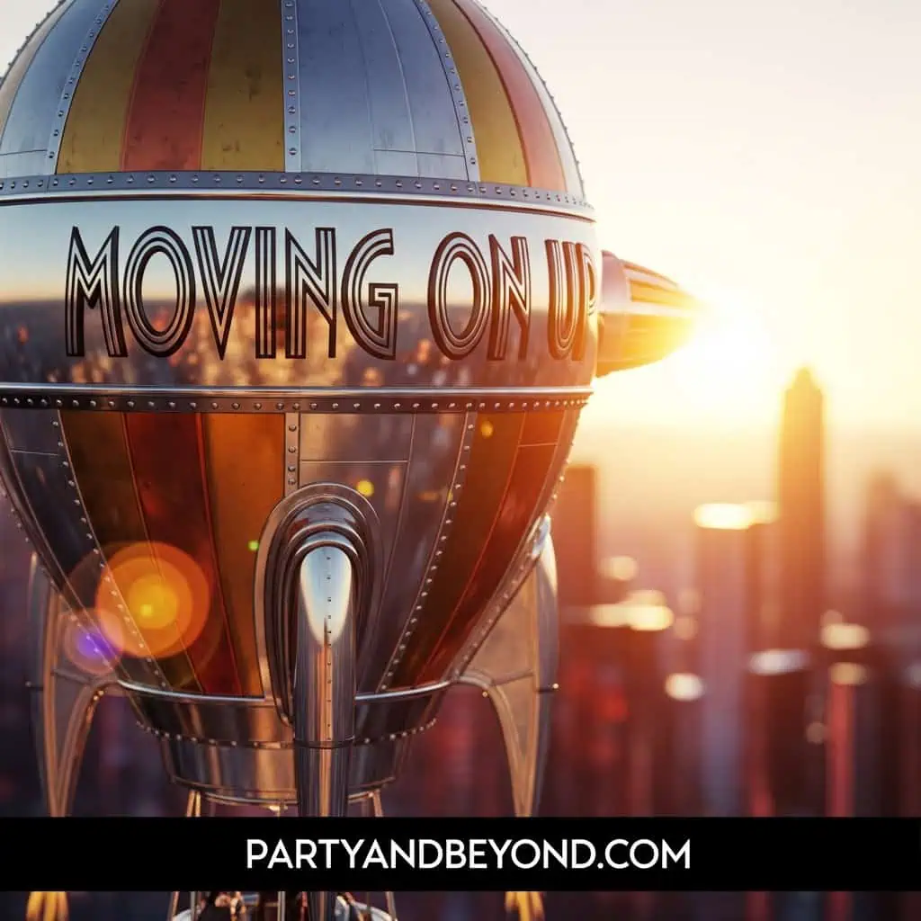 Moving On Up Hot Air Balloon.