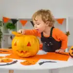 15 Easy Halloween Crafts for Preschoolers That Actually Work (2026 Guide) Adorable Halloween craft for preschoolers featuring pumpkin decorations and creative kids' art proje.