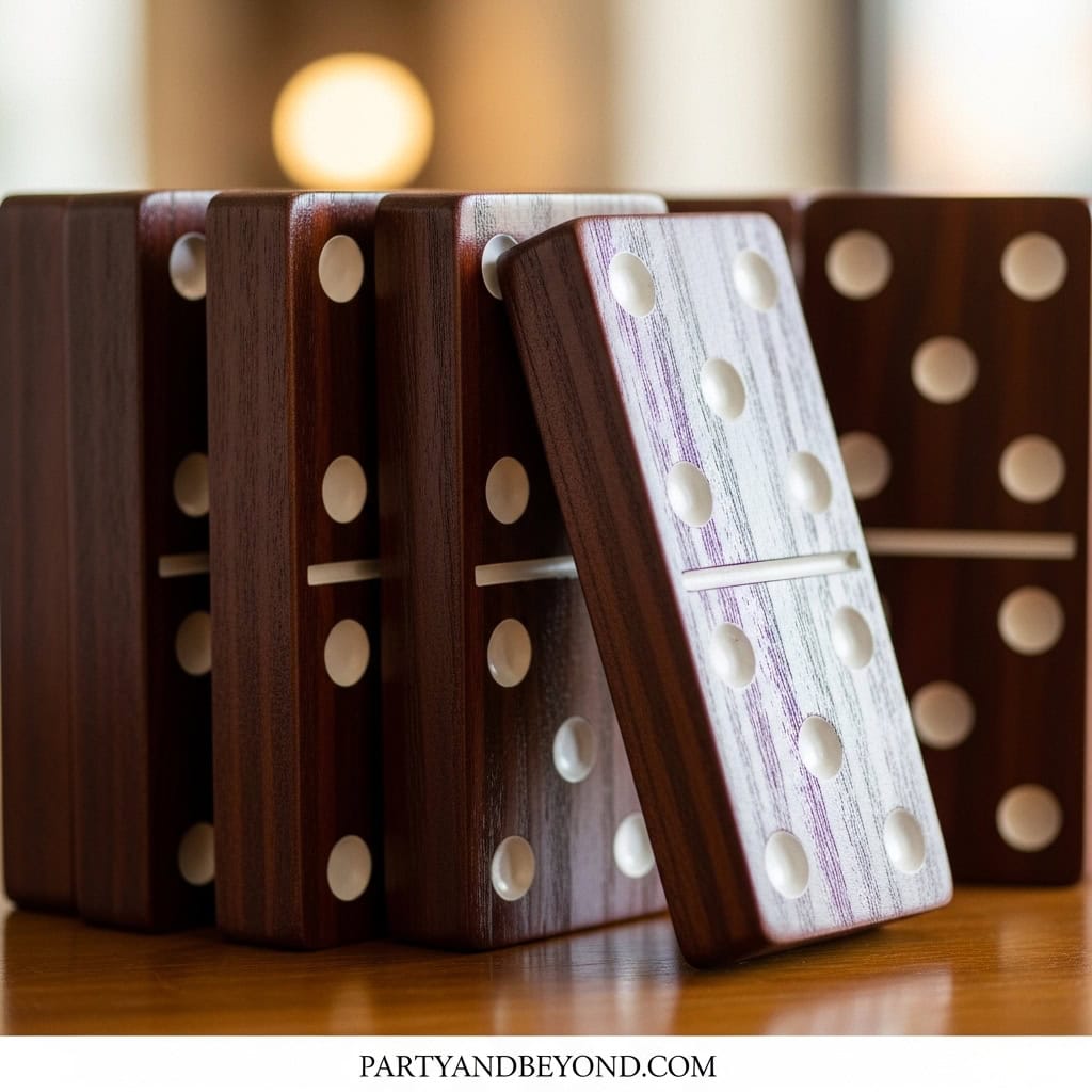 Dominoes game for wedding reception fun and entertainment.