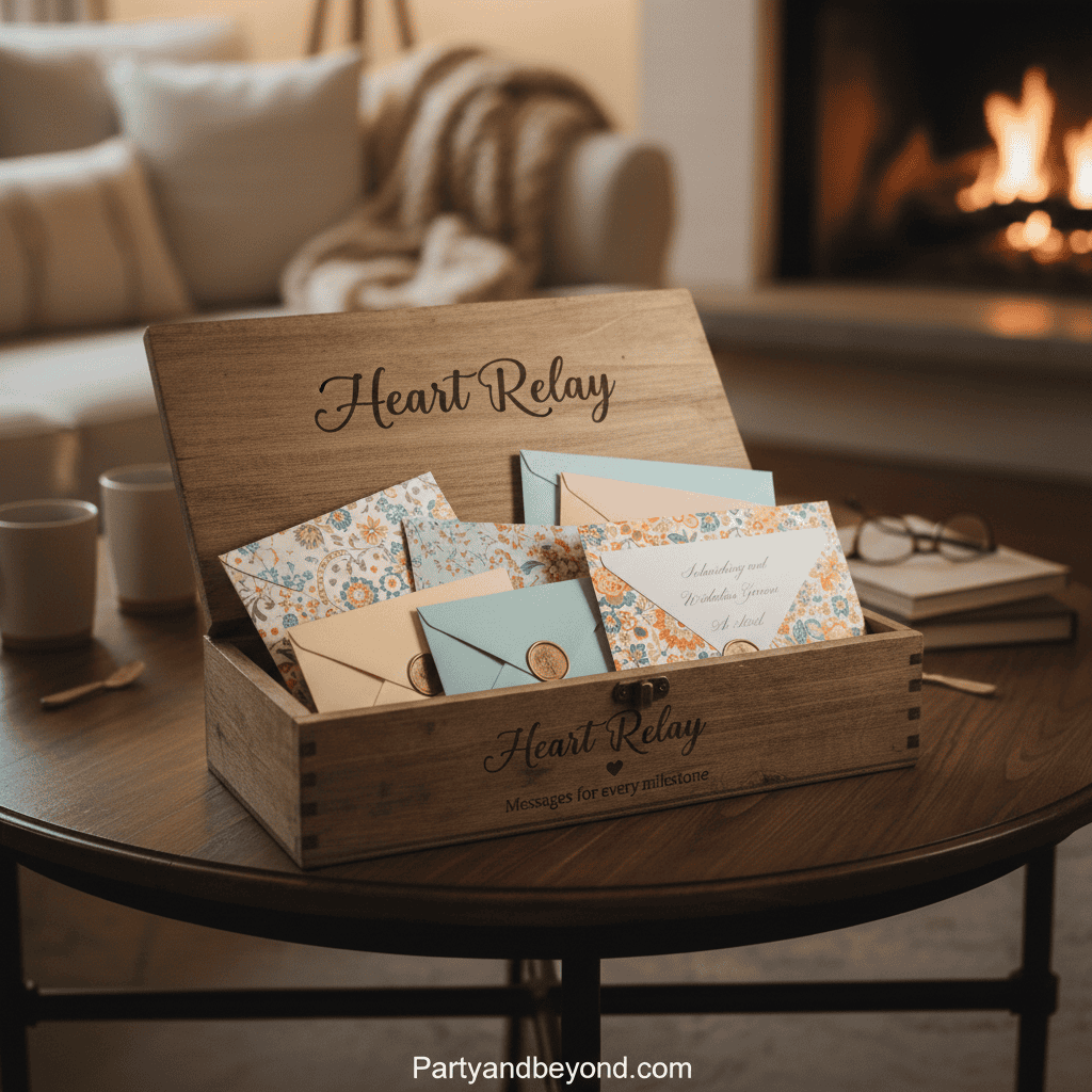 Valentine's Day game box with love notes and fun activities for couples and friends. Perfect for cel.
