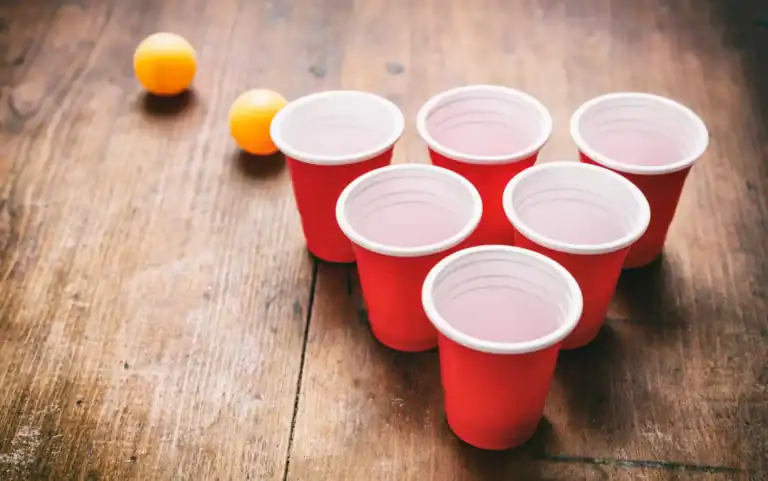 Ping Pong Ball Toss Game for Kids and Adults.