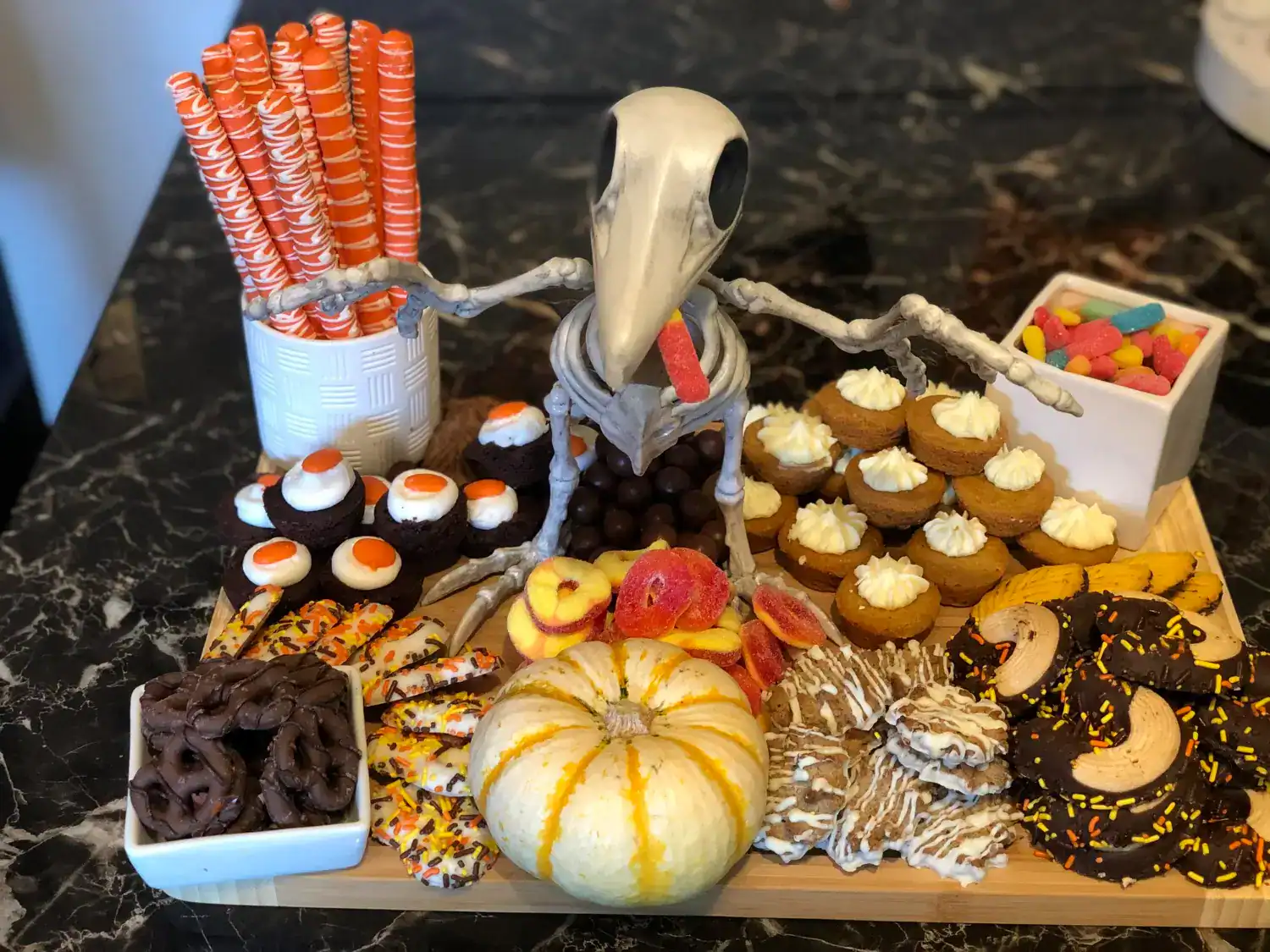 Festive Halloween treats and party favors perfect for Thanksgiving gatherings and seasonal celebrati.