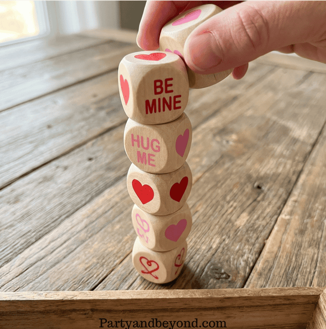 Valentine's Day cookie game for couples and friends.
