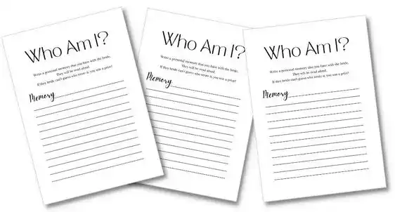 Open book with wedding table game ideas for guest entertainment at weddings.