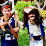 27 Role Play Ideas for Kids That Every Parent Should Try Children dressed as pirates for fun role-playing activities.