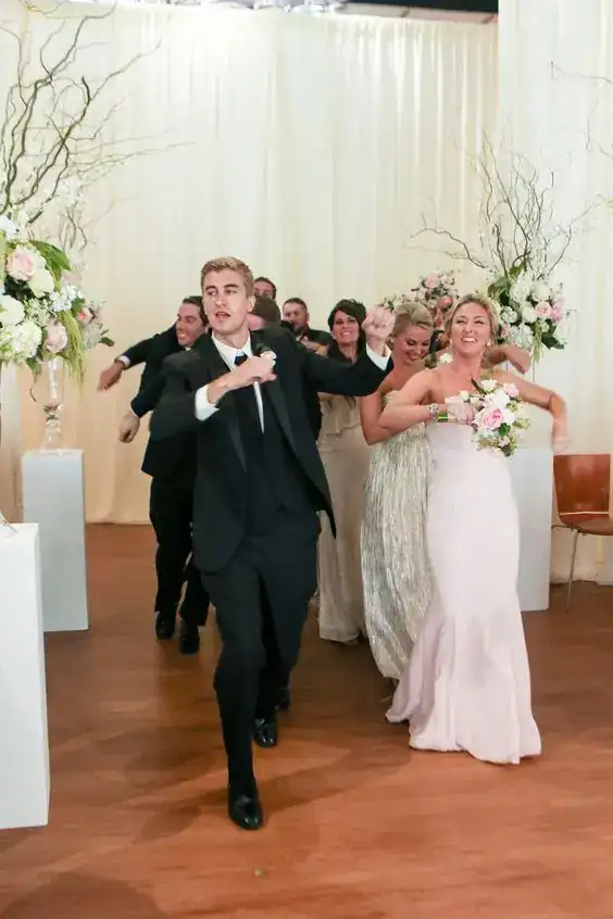 15 Wedding Reception Entrance Ideas for Bridal Party