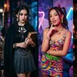 21 Teen Girl Halloween Costume Ideas That Are Actually Cool in 2026 Group of women in colorful and spooky costumes at Halloween party.