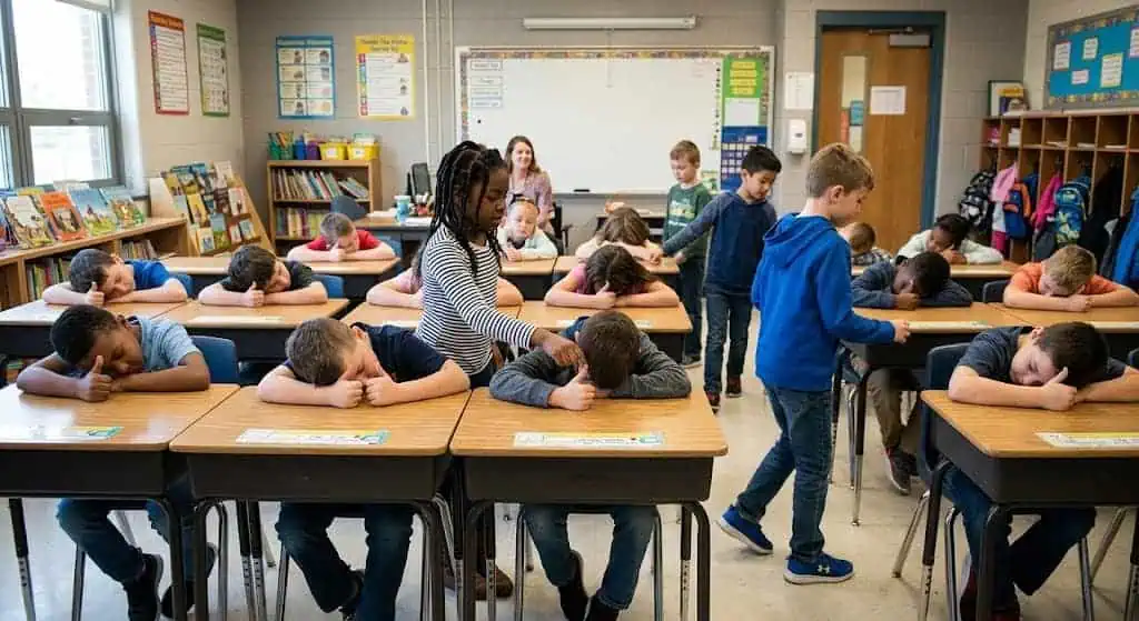 Heads Up Seven Up classroom game