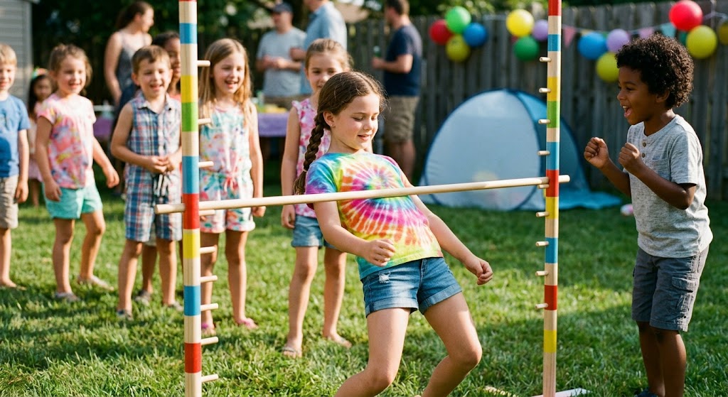 Limbo party game for kids