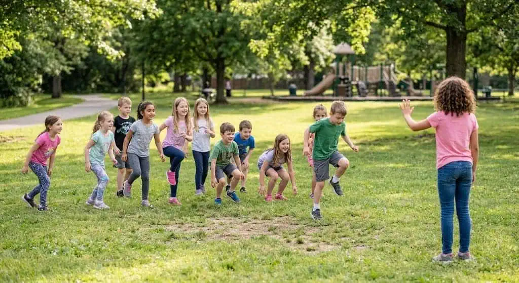 Red Light Green Light kids game
