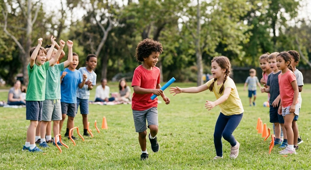 Relay races for kids