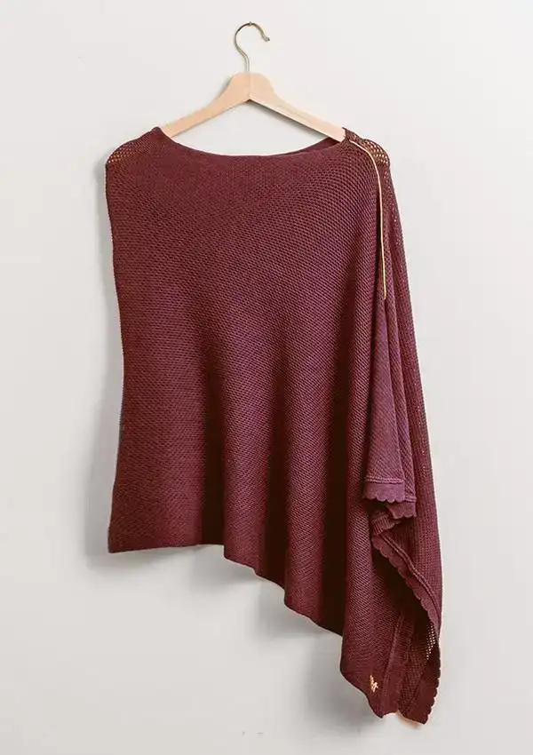 Elegant maroon shawl for baby shower gifts and celebrations.