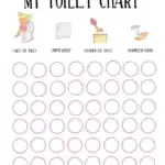 25 Potty Training Reward Ideas Fun potty training reward chart to motivate children during toilet training.
