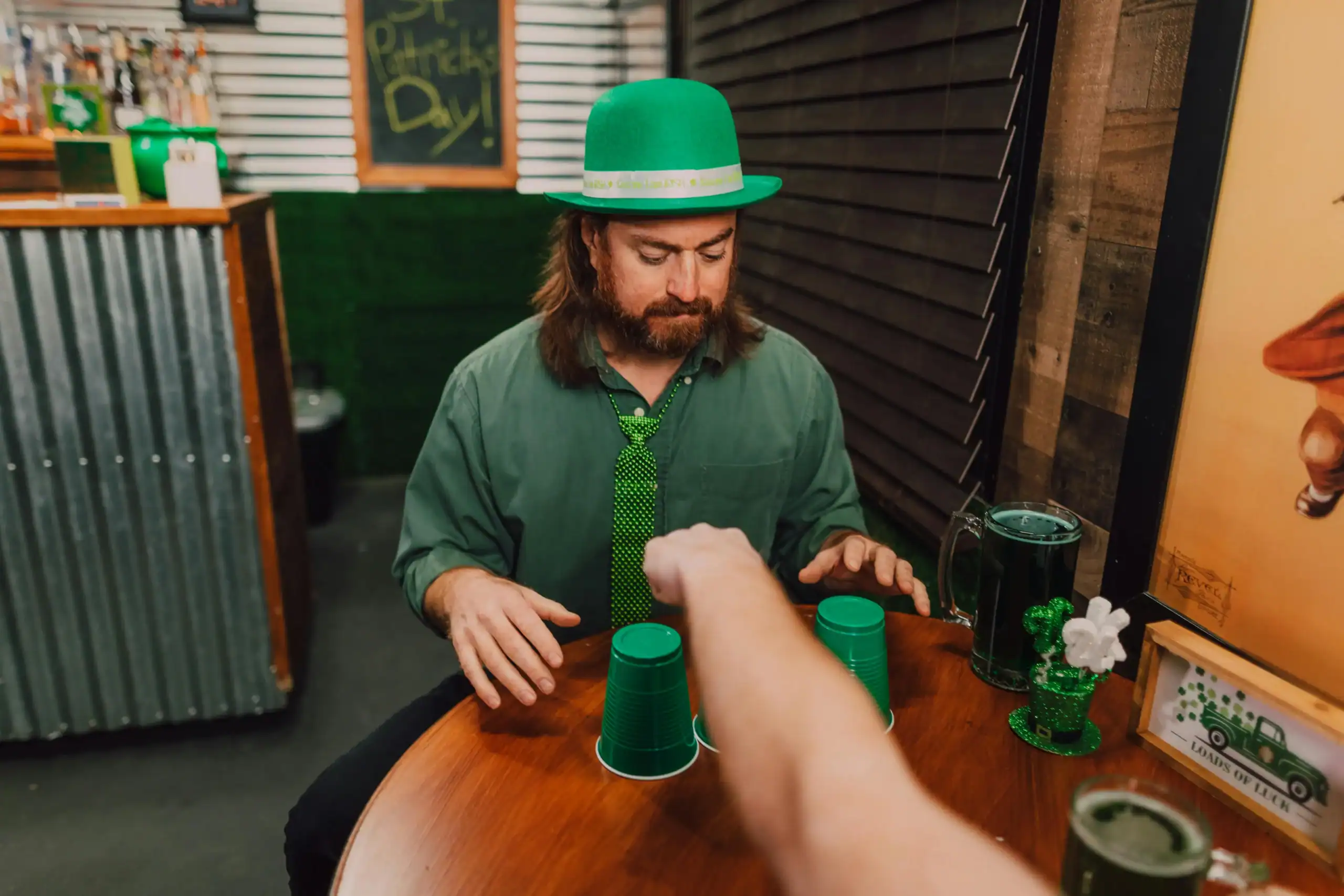 Hilarious adult party game with cups and fun interaction.