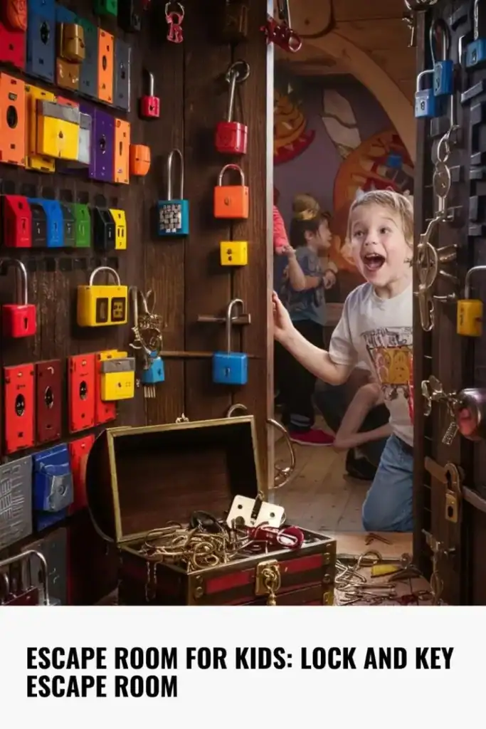 DIY classroom escape room with combination locks and puzzle clues for an end-of-year school party challenge
