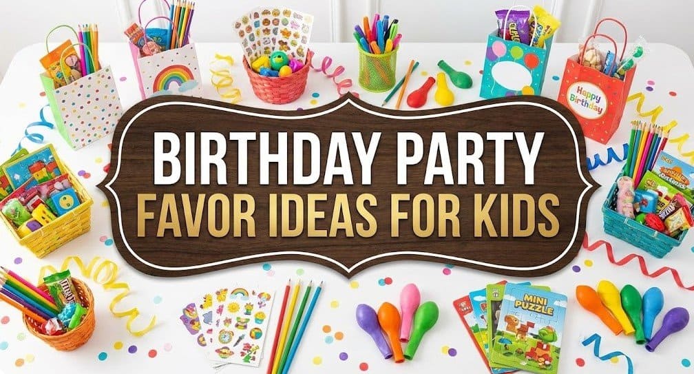 Birthday Party Favor Ideas for Kids