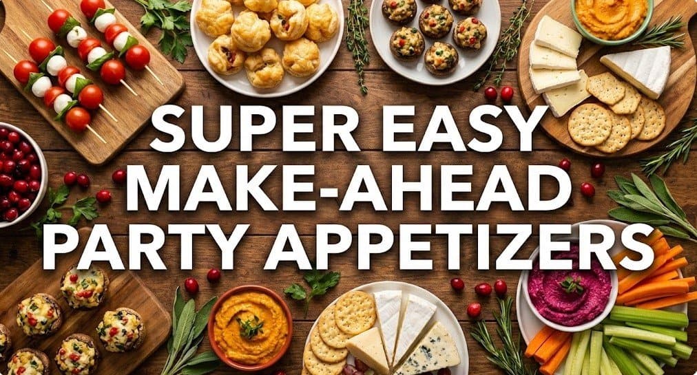 Super Easy Make-Ahead Party Appetizers