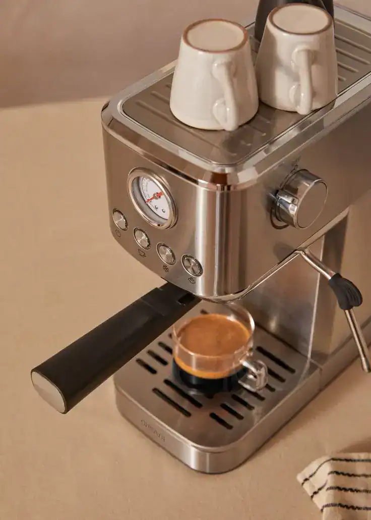Elegant espresso maker perfect for new homeowners and coffee lovers.