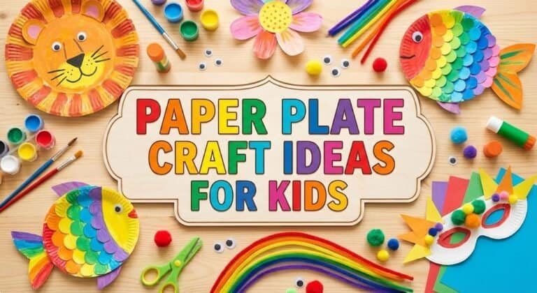 Bright paper plate craft ideas for kids' fun and creativity. Perfect for kids' activities, parties,.