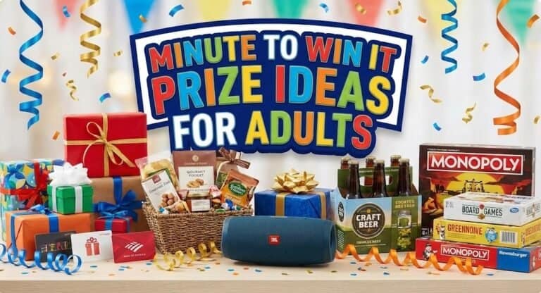 Creative prize ideas for adult games and competitions at parties. Perfect for 21-minute challenges a.