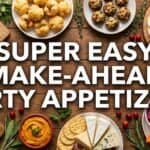 27 Super Easy Make-Ahead Party Appetizers (Prep Days in Advance) Assorted easy-to-make party appetizers for entertaining and gatherings.