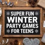23 Super Fun Winter Party Games for Teens Fun winter party games for teens with snowballs, charades, and snowman stacking activities.