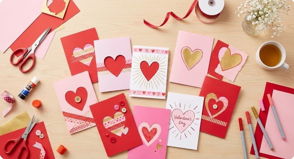 Easy DIY Valentine’s Day Card Ideas