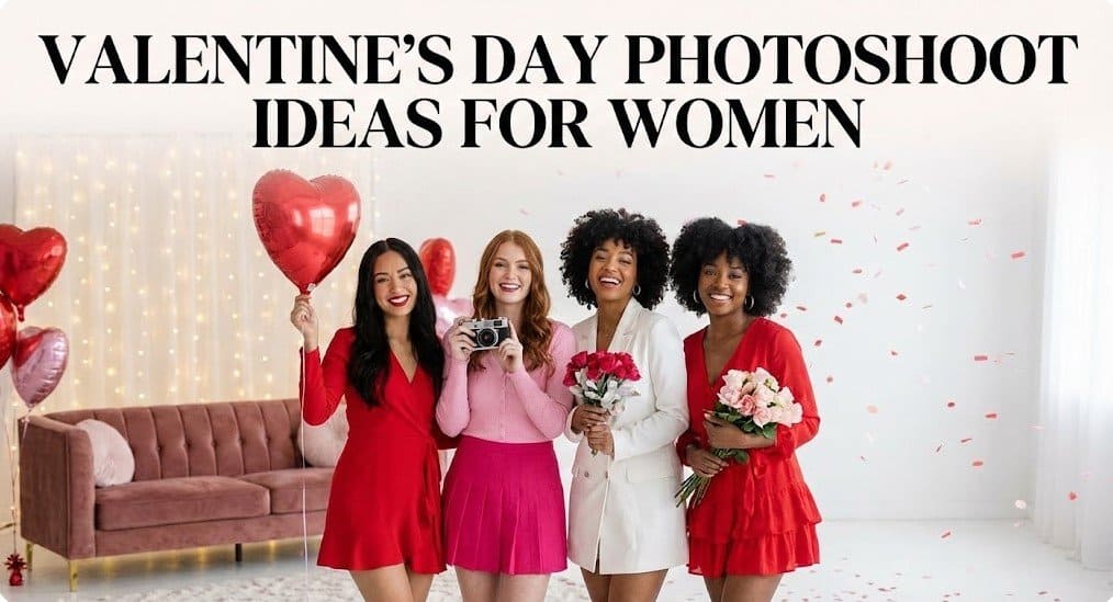 Valentine's Day Photoshoot Ideas for Women