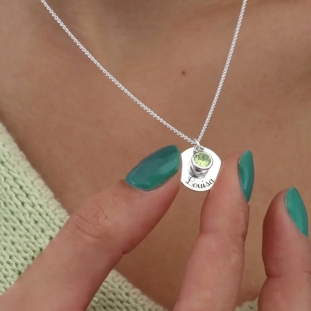 Personalized Birthstone Necklace