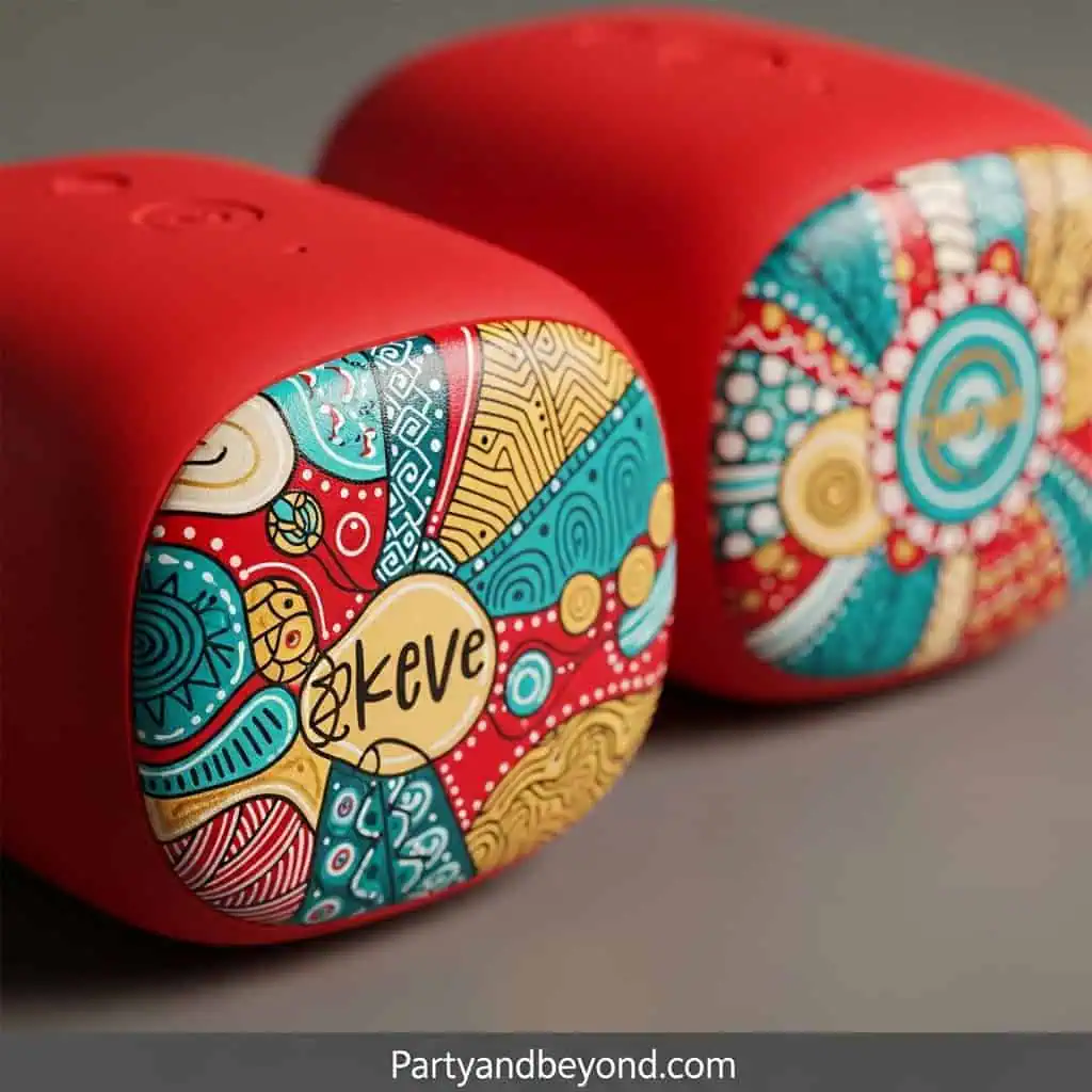 Customizable Father's Day gift boxes with vibrant designs.
