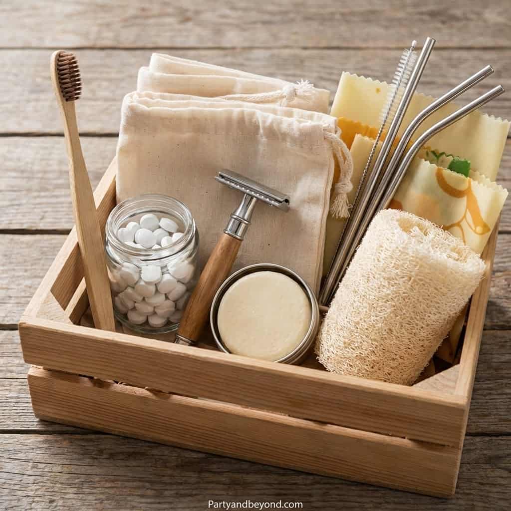 Grooming gift set with shaving accessories, towels, and skincare products for moms. Perfect birthday.