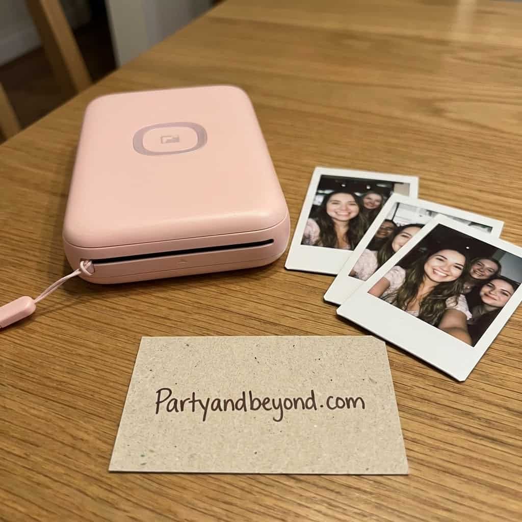 Portable photo printer for fun memories.