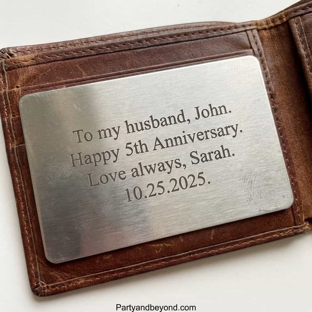 Personalized Anniversary Gift for Husband.