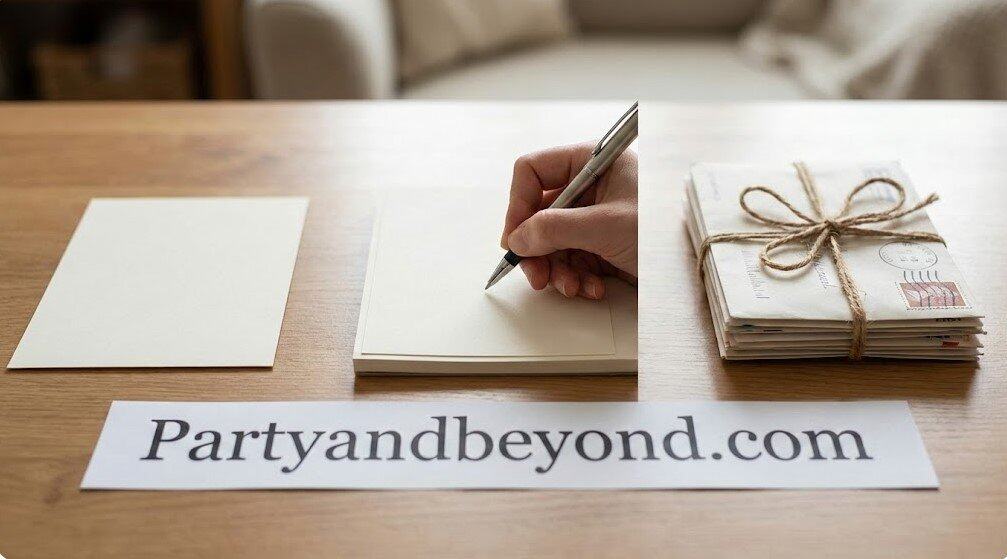 Timeline of a pen-pal wedding game.