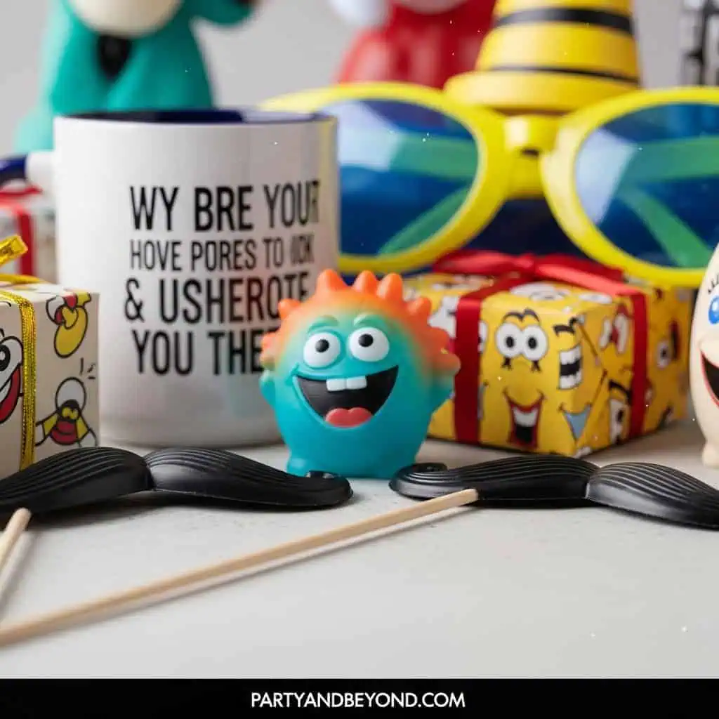 Fun and quirky adult party favors and gifts for celebrations.