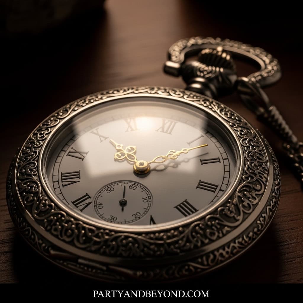 Antique pocket watch showcasing detailed craftsmanship and timeless style.
