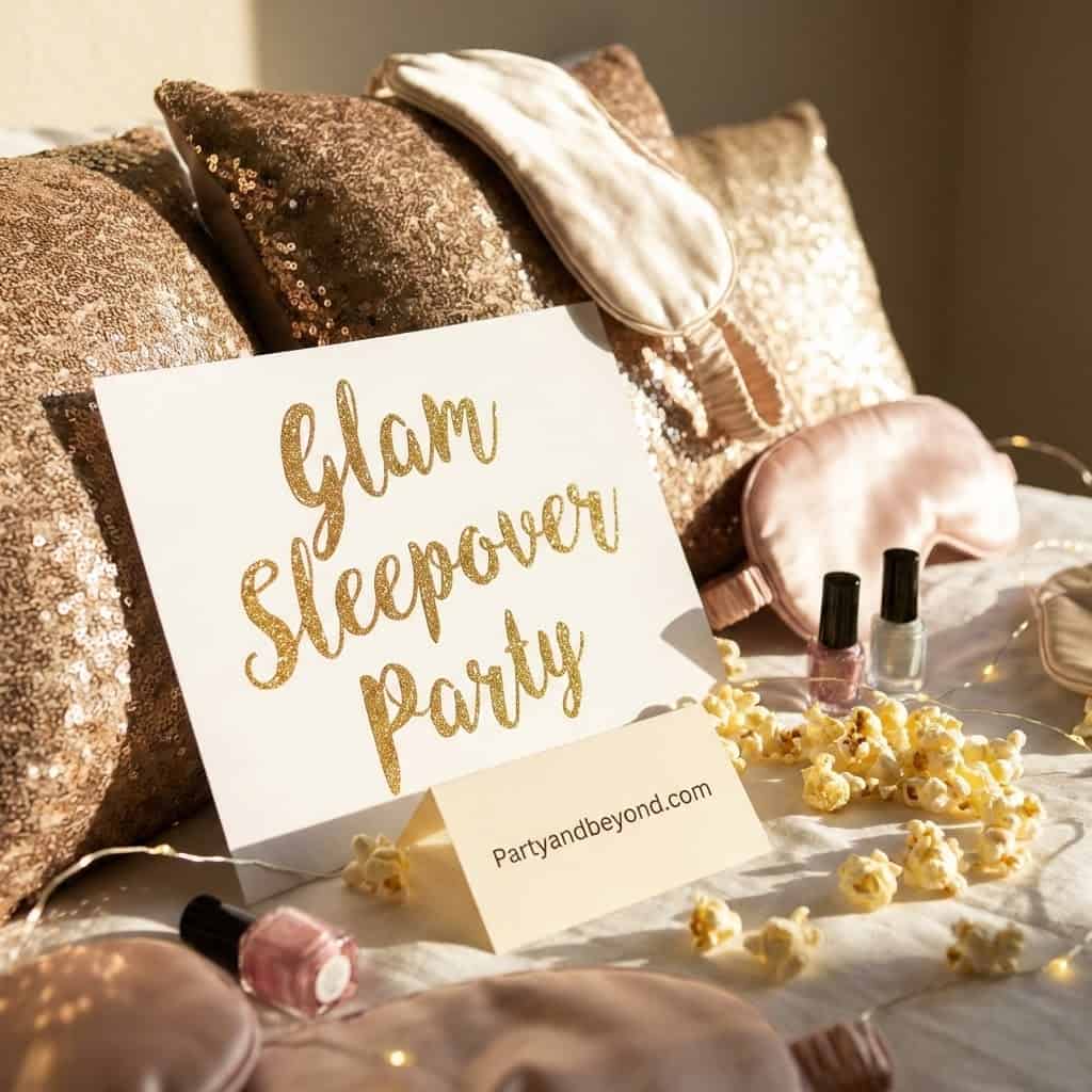 Graduation table decor with a "Class of 2024" sign, elegant tableware, and neutral tones for a styli.