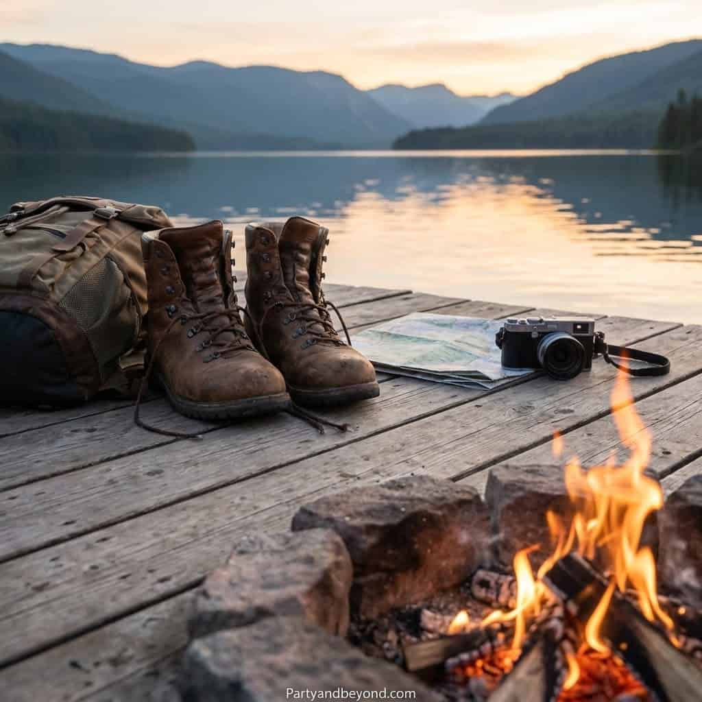 Outdoor hiking gear for graduation adventures.