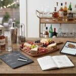 29 Gifts & Party Planning Hacks For Adults Elegant adult party setup with drinks, snacks, and gifts.