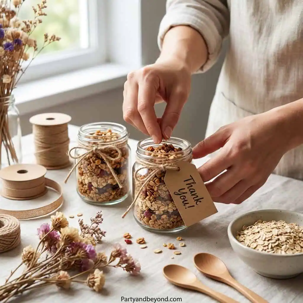 Elegant DIY Jar Favors for Celebrations.