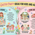 25 Best Easter Party Ideas for Kids and Adults (2026) Easter party ideas for kids and adults, including egg hunts, bunny races, and sophisticated egg pain.