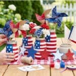 20 DIY 4th of July Decorations That Are Easy, Affordable, and Absolutely Stunning (2026) Festive 4th of July DIY decorations with stars, pinwheels, and American flags for Independence Day c.