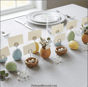 15 DIY Easter Table Decorations on a Budget