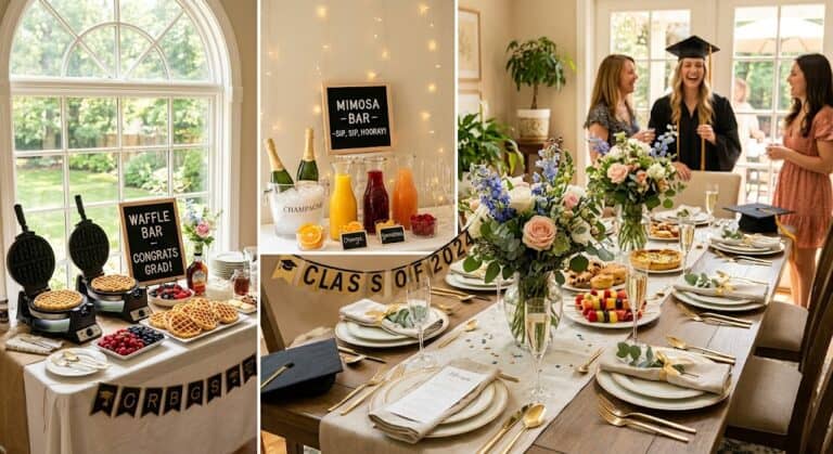 Graduation Brunch Setup 25 Graduation Party Ideas to Celebrate the Big Day