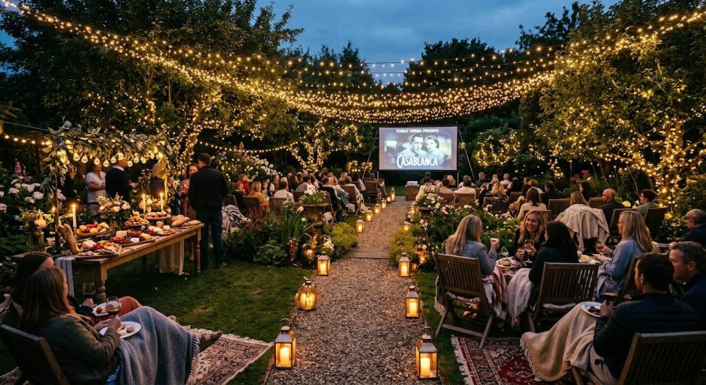 outdoor movie night ideas