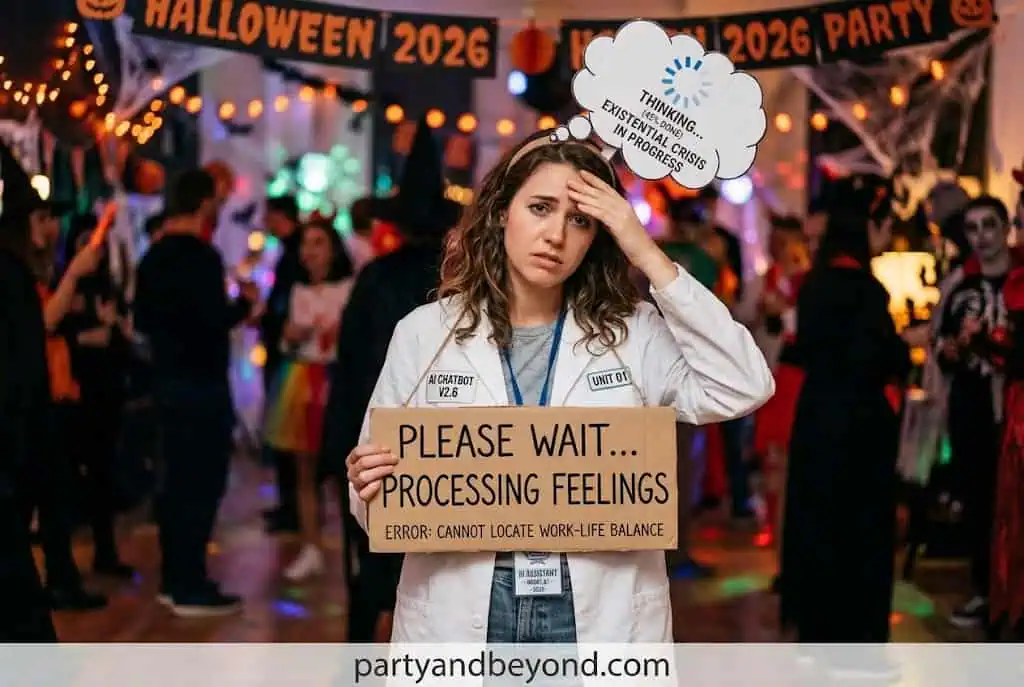 AI chatbot funny Halloween costume for women 2026