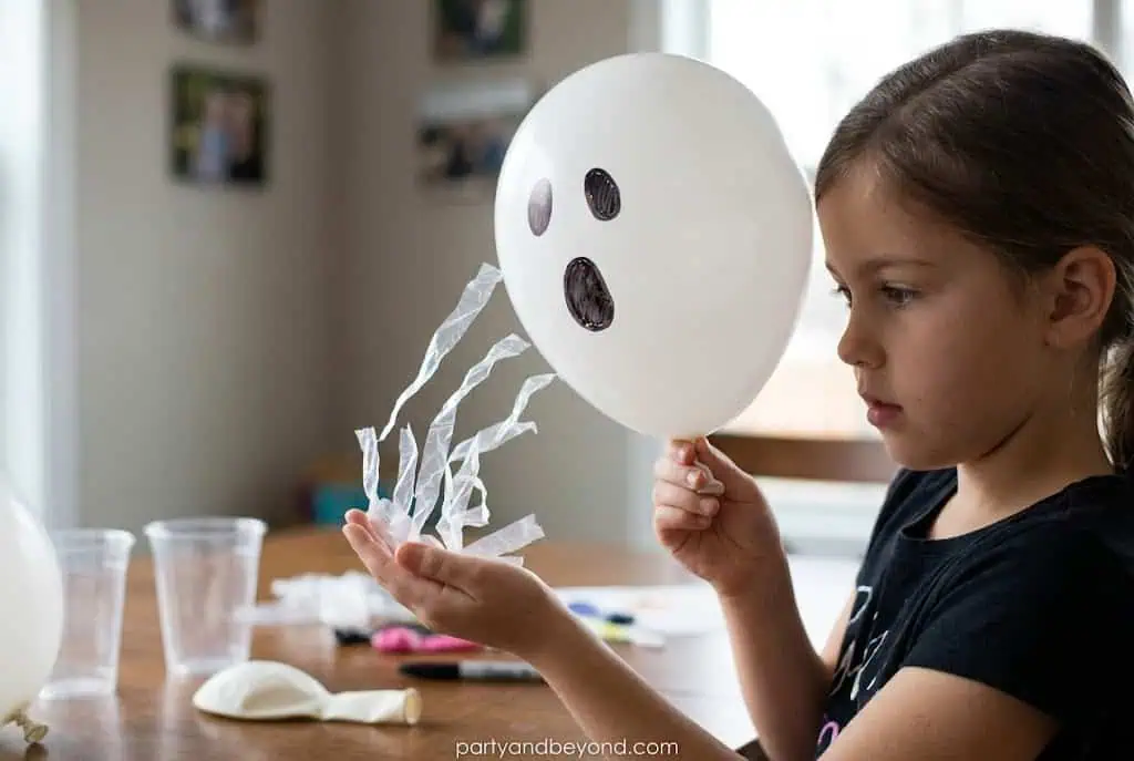 balloon static electricity ghost experiment kids