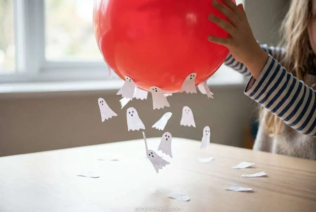 static electricity ghost experiment Halloween kids