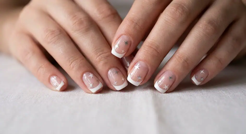 Nail care tip explaining the two-coat rule for long-lasting and smooth manicure application.