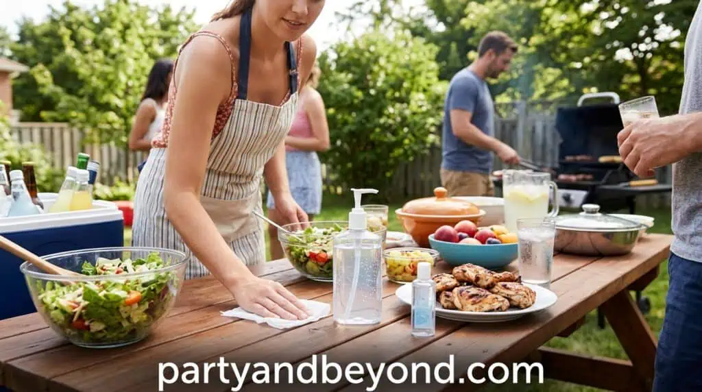 Adult actively watching children swimming in backyard pool without distractio